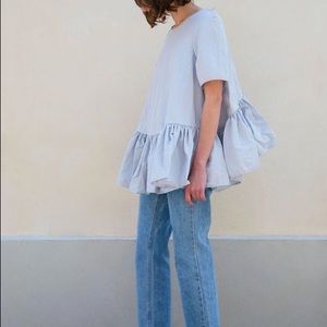 Frankie Shop Cecilie Bahnsen style babydoll top